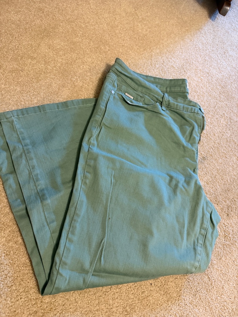 Nine West Teal Ankle Pants